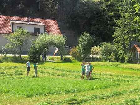 54. Lučki dan: Prikazi starih opravil - Košnja in spravilo po starem
